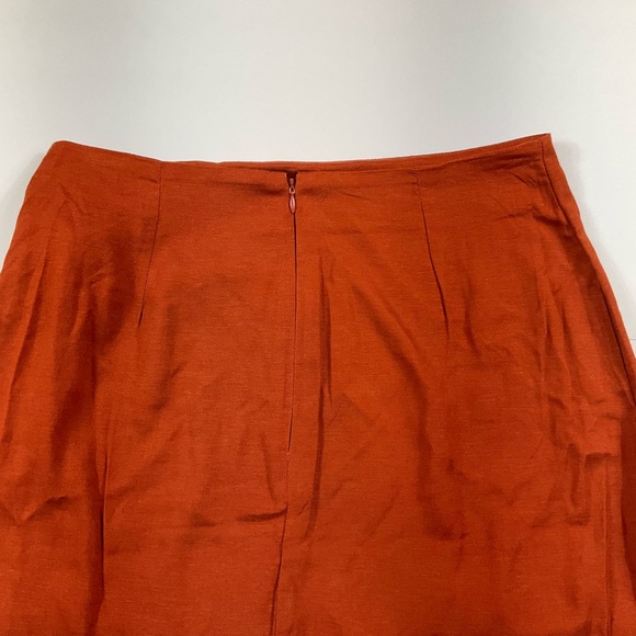 Jason Wu Women Brown & Cream Crop Top & Wrap Midi Skirt Set Size 10 MSRP $325 - Picture 8 of 10